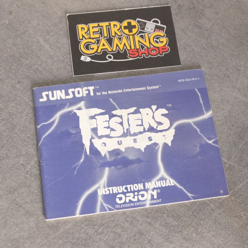 Vendita Libretto Fester's Quest - Retrogaming Shop