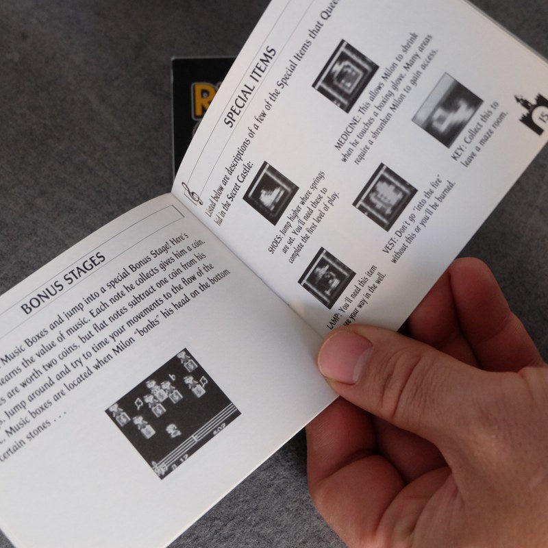 Vendita Libretto Milo's Secret Castle - Retrogaming Shop
