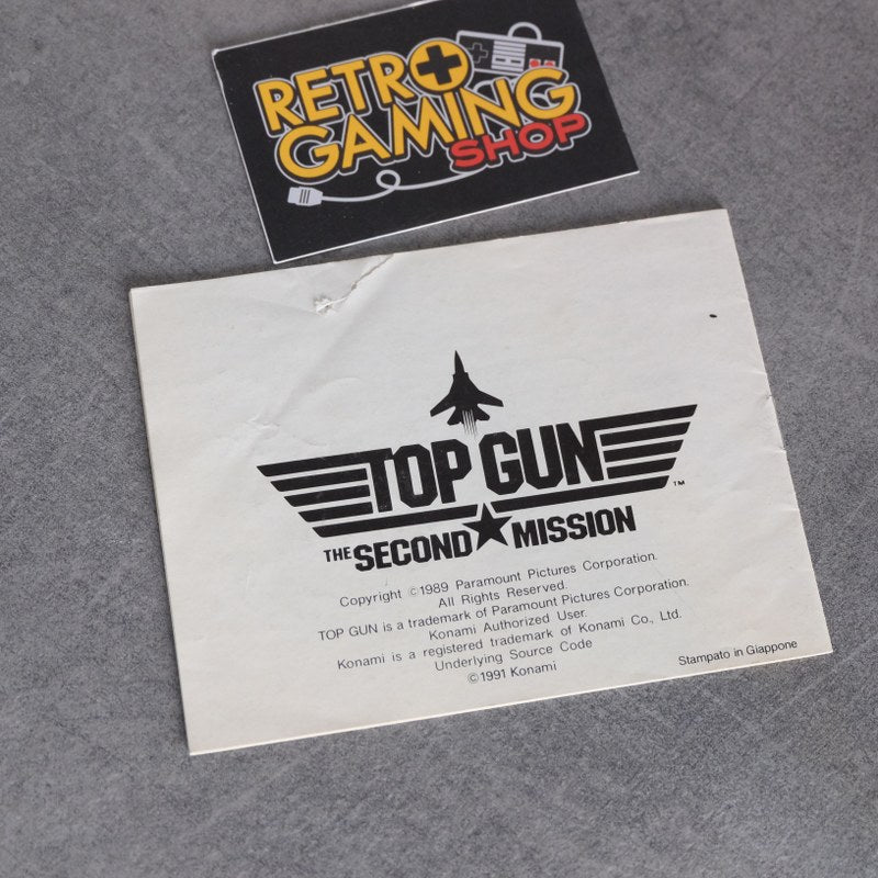 Vendita Libretto Top Gun Second Mission - Retrogaming Shop