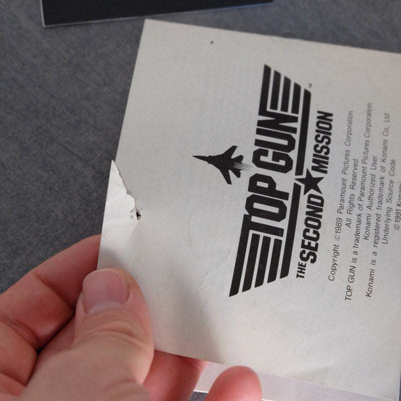 Vendita Libretto Top Gun Second Mission - Retrogaming Shop