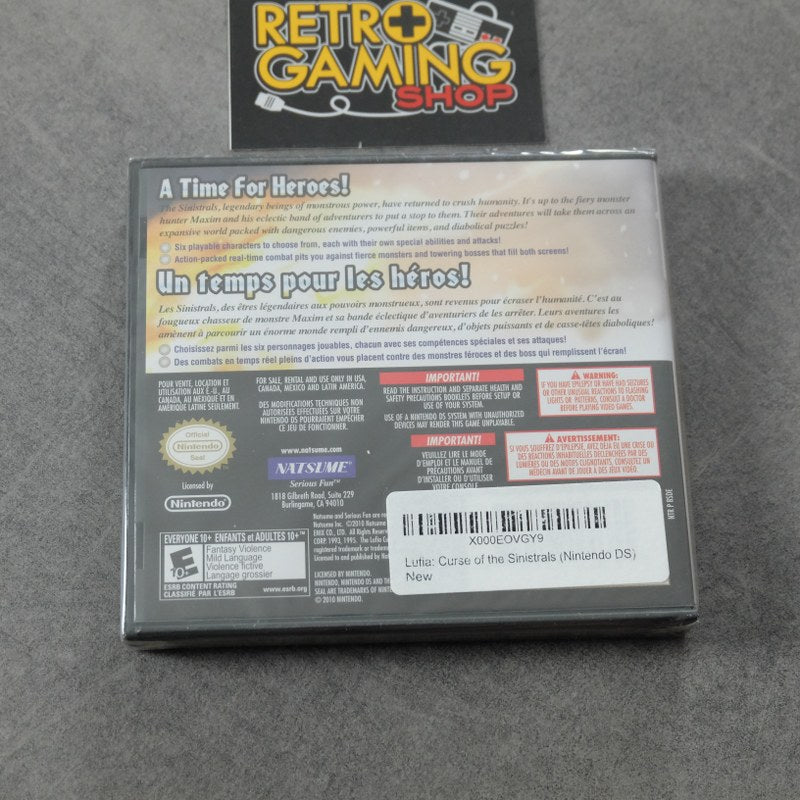 Vendita Lufia Curse of The Sinistrals Nuovo - Retrogaming Shop
