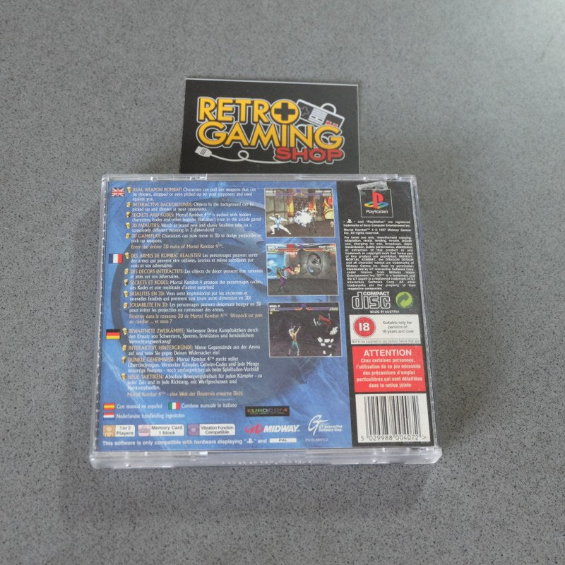 Vendita Mortal Kombat 4 - Retrogaming Shop