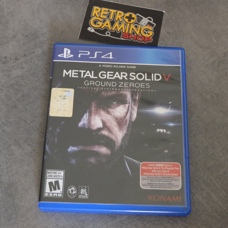 Vendita Metal Gear V Ground Zeroes - Retrogaming Shop