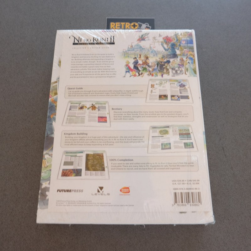 Vendita Ni No Kuni II Revenant Kingdom Collector's Edition Guide Nuova - Retrogaming Shop