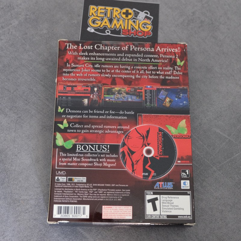 Vendita Shin Megami Tensei Persona 2 Innocent Sin Nuovo - Retrogaming Shop