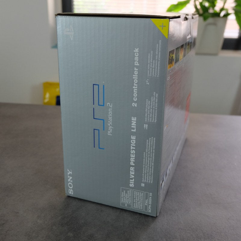 Vendita Playstation 2 Satin Silver Prestige Line - Retrogaming Shop