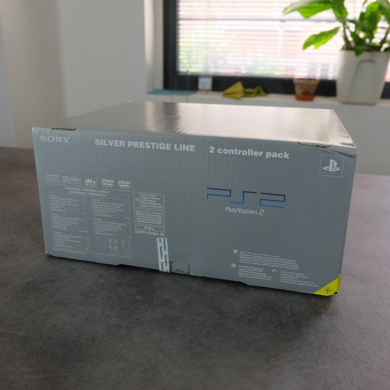 Vendita Playstation 2 Satin Silver Prestige Line - Retrogaming Shop
