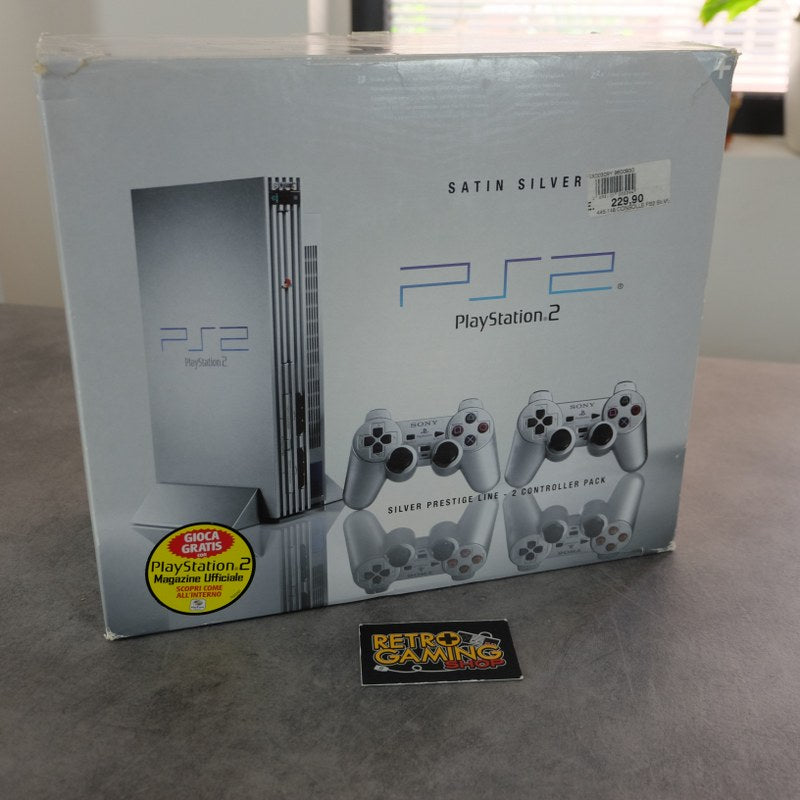 Vendita Playstation 2 Satin Silver Prestige Line - Retrogaming Shop