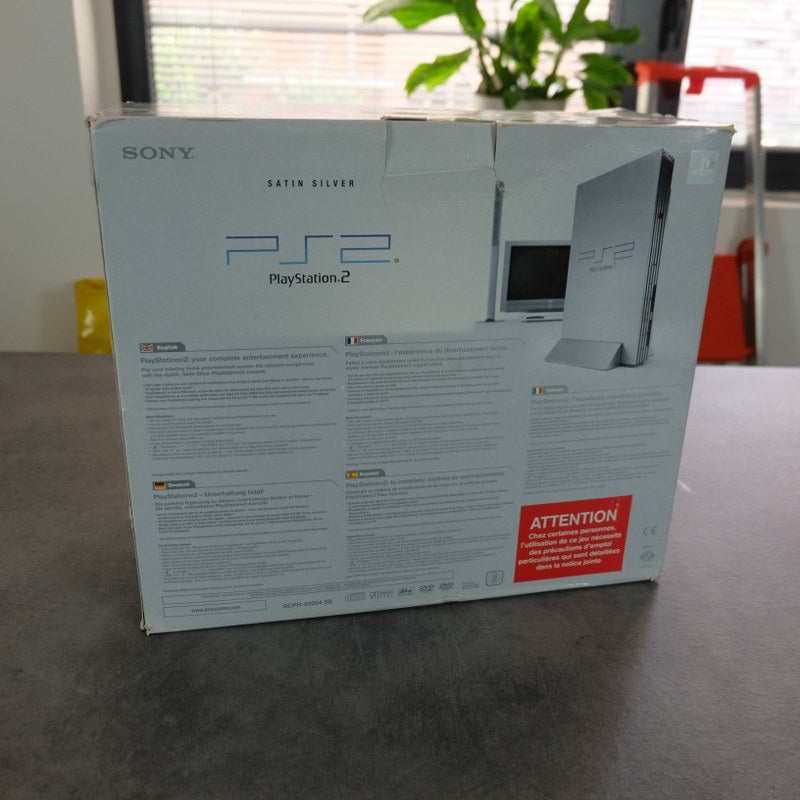 Vendita Playstation 2 Satin Silver Prestige Line - Retrogaming Shop