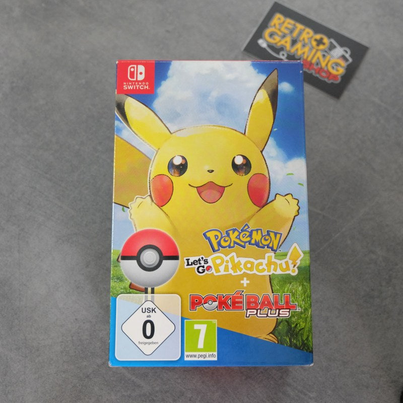 Pokemon Let's Go Pikachu + Pokeball Plus