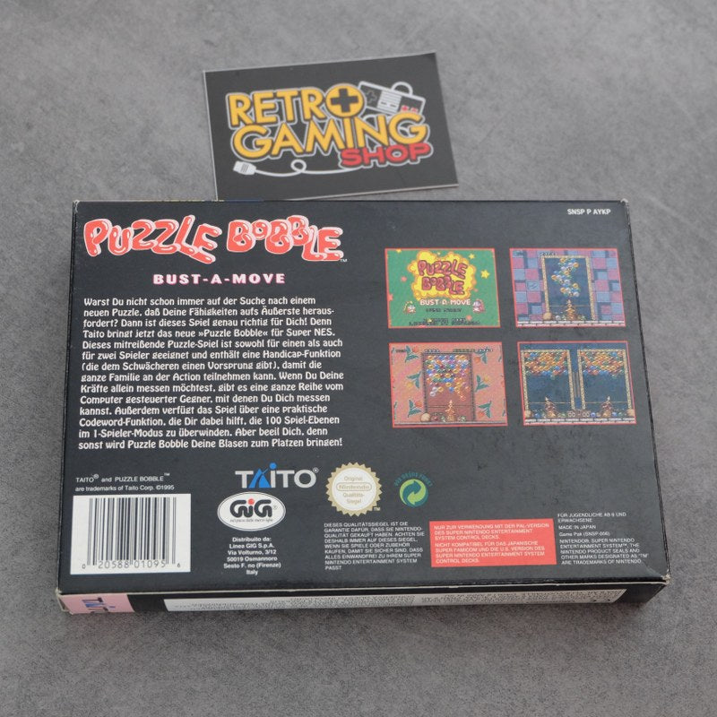 Vendita Puzzle Bobble Gig - Retrogaming Shop