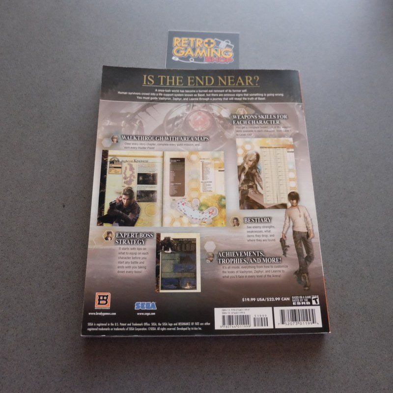 Vendita Resonance of Fate  Official Strategy Guide - Retrogaming Shop
