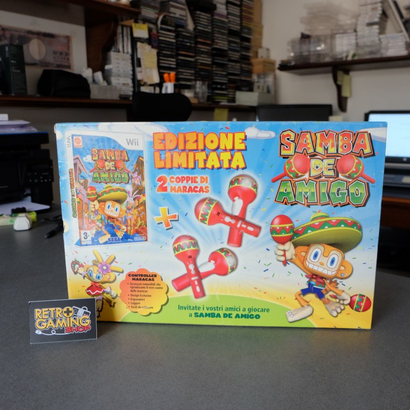 Vendita Samba De Amigo Edizione Limitata Nuovo - Retrogaming Shop