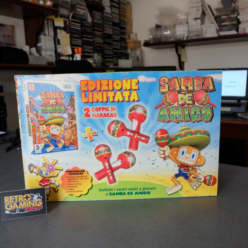 Vendita Samba De Amigo Edizione Limitata Nuovo - Retrogaming Shop