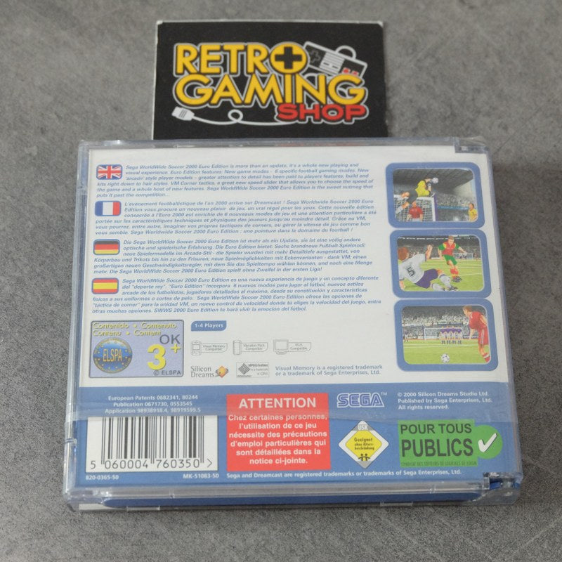 Vendita Sega Worldwide Soccer 2000 Euro Edition Nuovo - Retrogaming Shop
