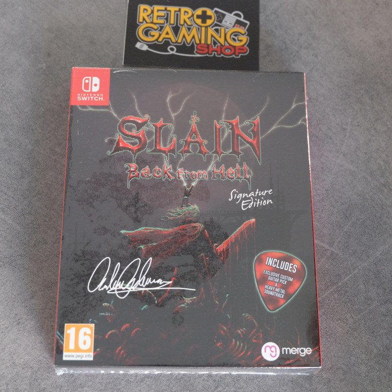 Vendita Slain Back From The Hell Signature Edition Nuovo - Retrogaming Shop