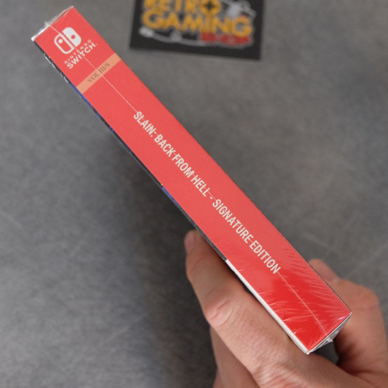 Vendita Slain Back From The Hell Signature Edition Nuovo - Retrogaming Shop