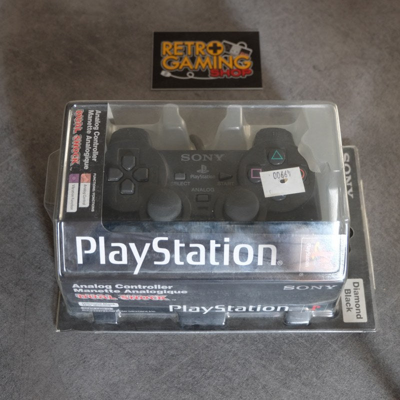 Vendita Dual Shock Playstation 1 Diamond Black Sony - Retrogaming Shop