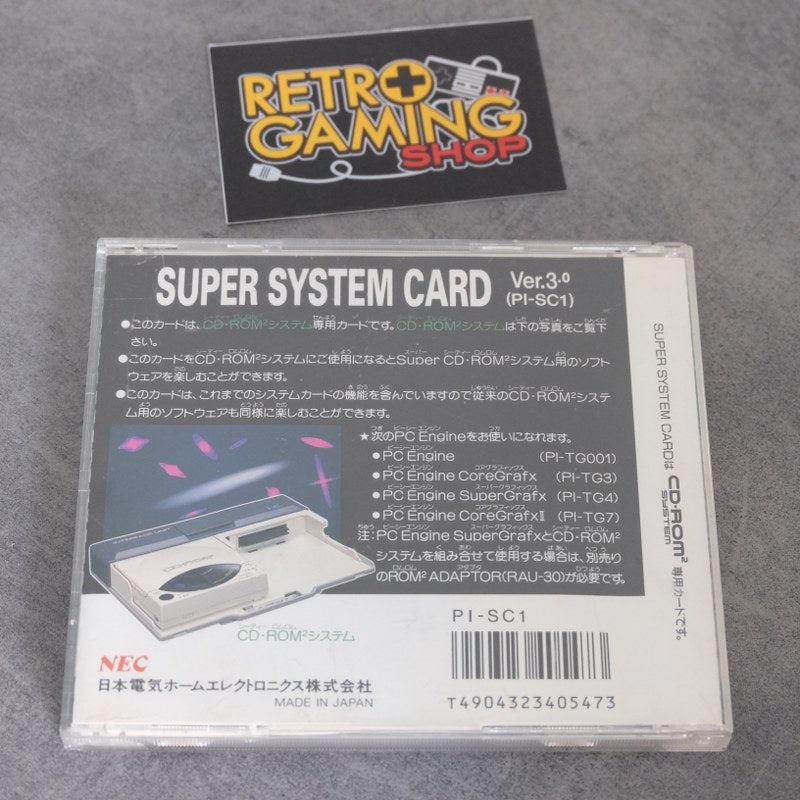 Vendita Super System Card V 3.0 Pc Engine - Retrogaming Shop