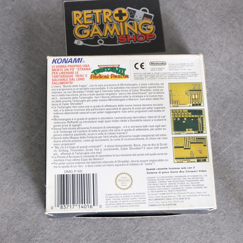 Vendita Teenage Mutant Ninja Turtles III Radical Rescue - Retrogaming Shop