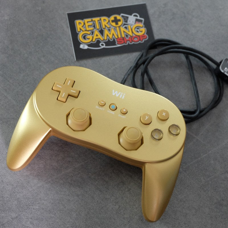 Vendita Wii Classic Controller Gold - Retrogaming Shop
