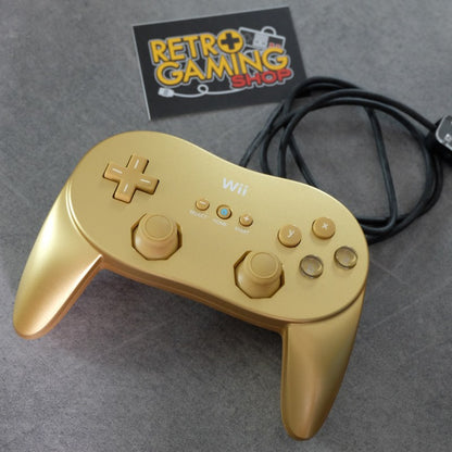 Vendita Wii Classic Controller Gold - Retrogaming Shop