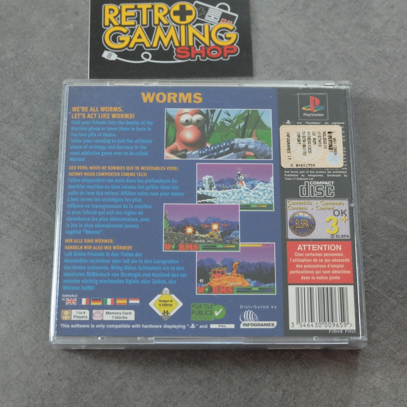 Vendita Worms - Retrogaming Shop