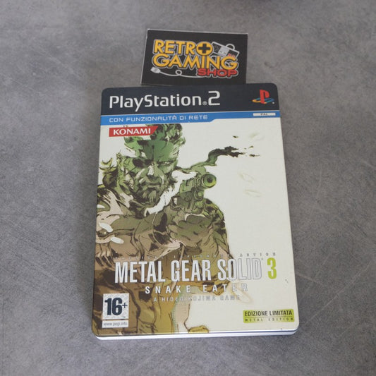 Metal Gear Solid 3 Snake Eater Limited Edition Metal Case