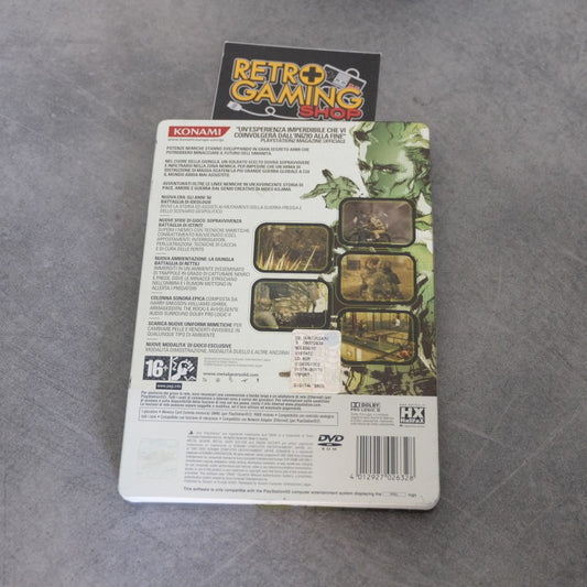 Metal Gear Solid 3 Snake Eater Limited Edition Metal Case