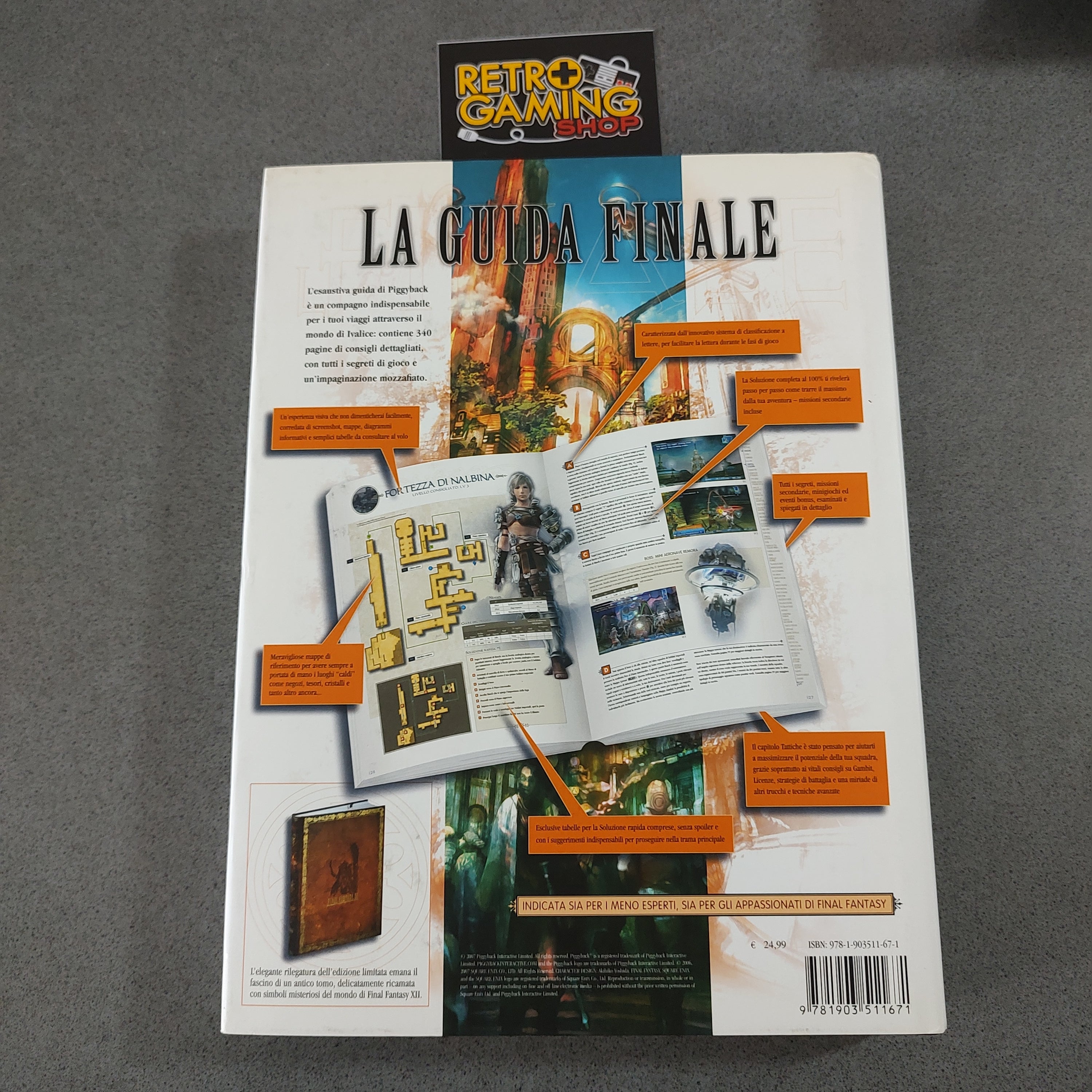 Vendita Final Fantasy 12 Edizione Limitata Guida Strategica Ufficiale Italiana - Retrogaming Shop