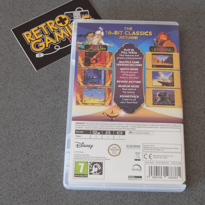 Vendita Aladdin and The Lion King - Retrogaming Shop