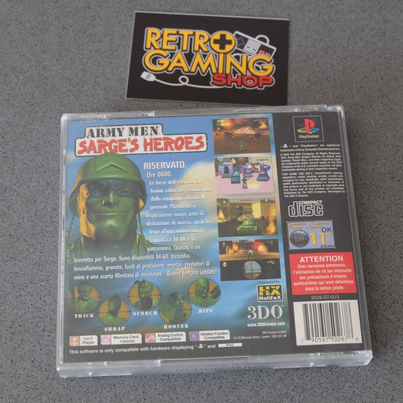 Vendita Army Men Sarge’s Heroes - Retrogaming Shop
