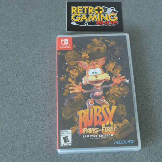 Bubsy Paws on Fire Limited Edition Nuovo
