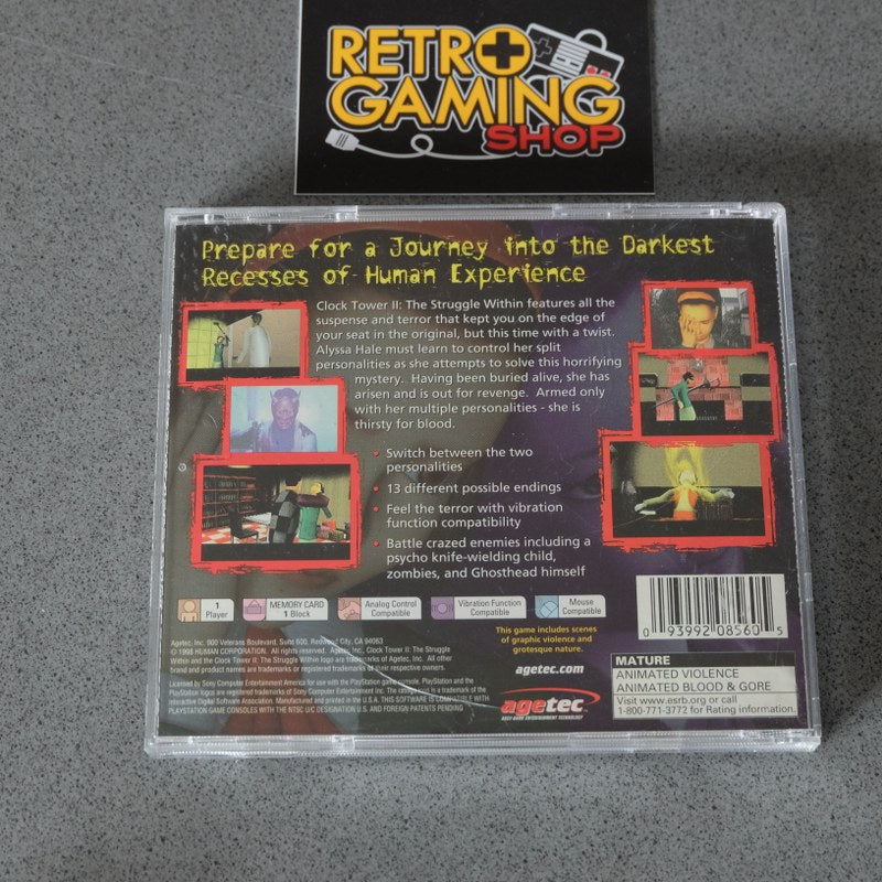 Vendita Clock Tower 2 The Struggle Within - Retrogaming Shop