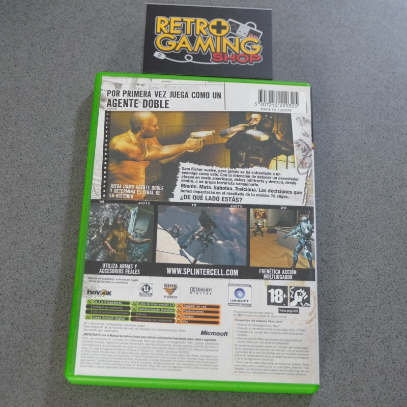 Vendita Splinter Cell Double Agent - Retrogaming Shop