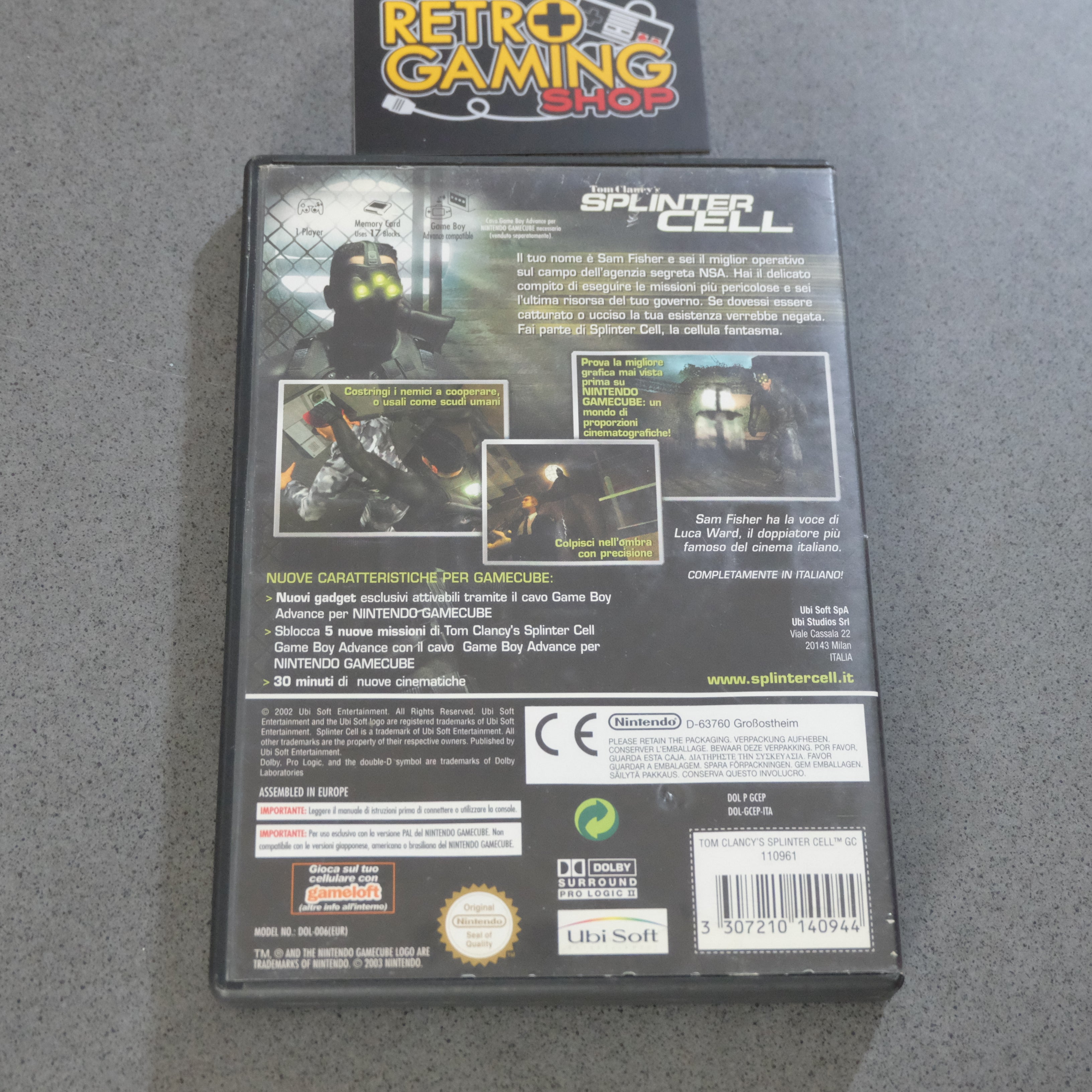 Vendita Tom Clancy’s Splinter Cell - Retrogaming Shop
