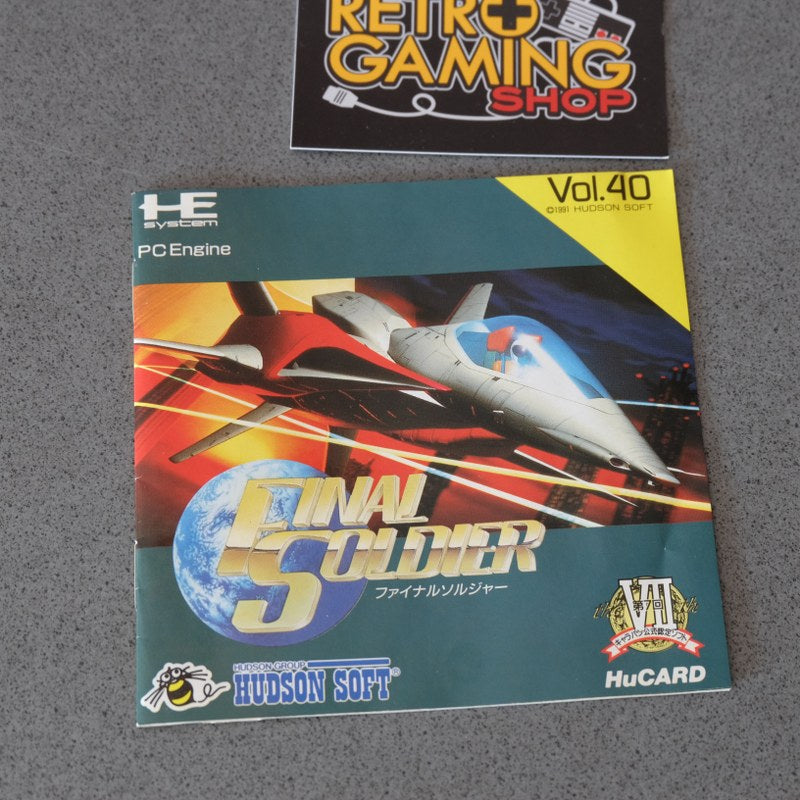 Vendita Final Soldier - Retrogaming Shop