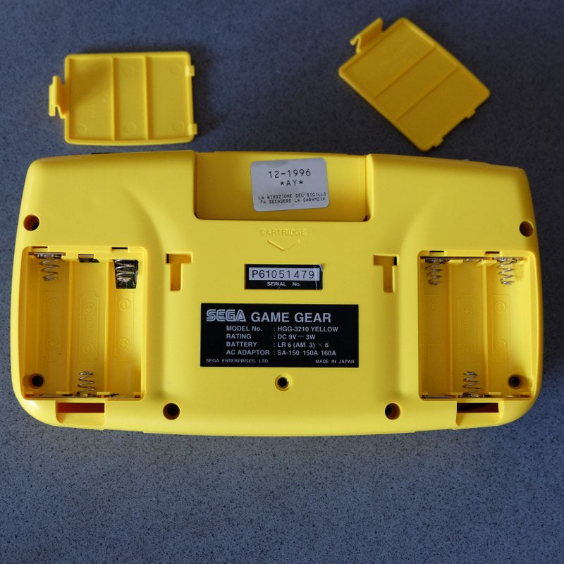 Sega Game Gear Yellow Jap
