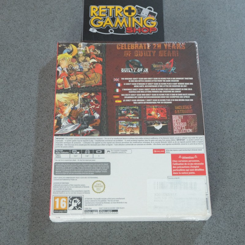 Vendita Guilty Gear 20th Anniversary Pack Nuovo - Retrogaming Shop