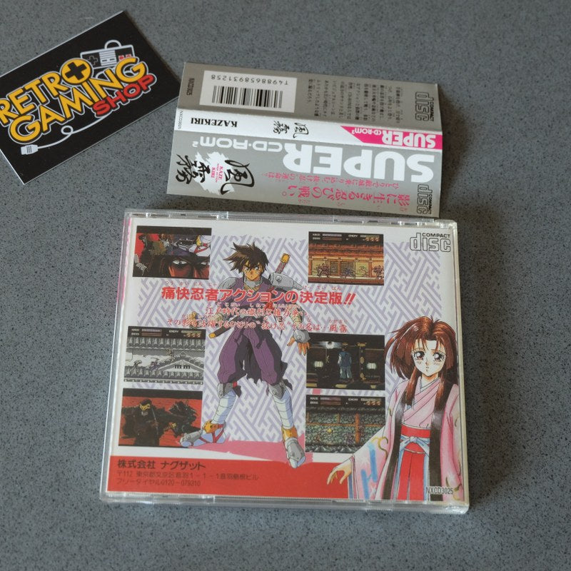 Vendita Kaze Kiri Ninja Action Pc Engine - Retrogaming Shop