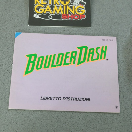 Libretto Boulder Dash - Nintendo