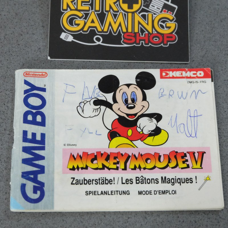 Libretto MIckey Mouse 5 - Nintendo