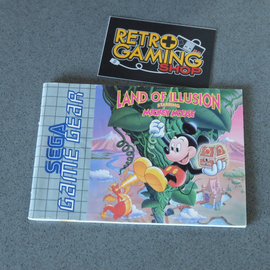 Land of Illusion Starrin Mickey Mouse booklet