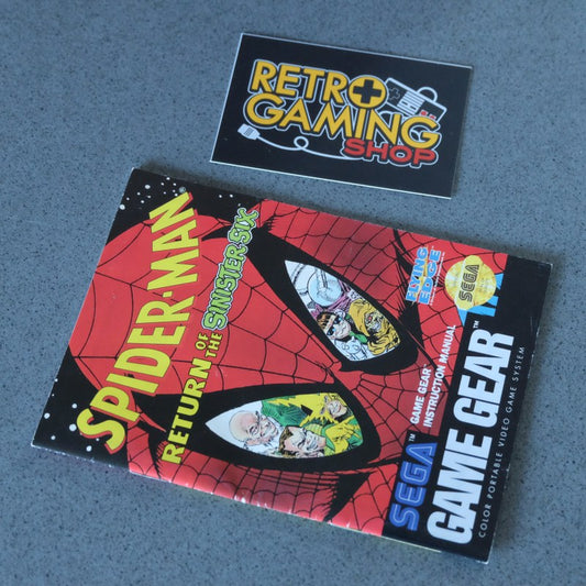 Spider-man Return of The Sinister Six booklet