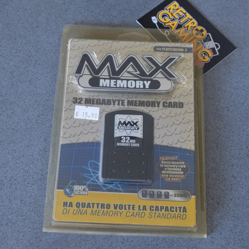 Max Memory 32 Megabyte Memory Card Nuova