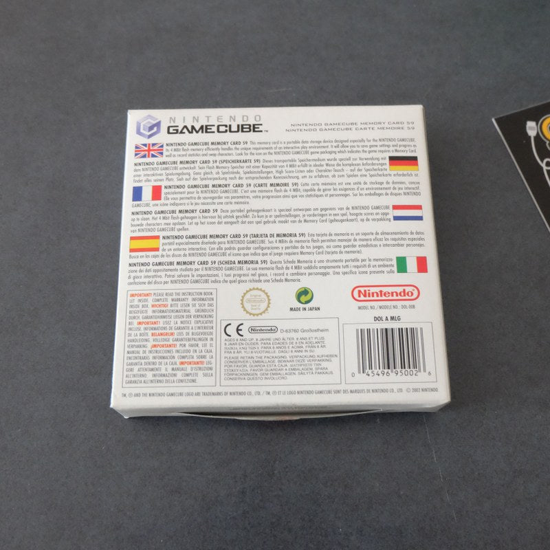 Memory Card 59 Blocchi Gamecube Boxata - Nintendo