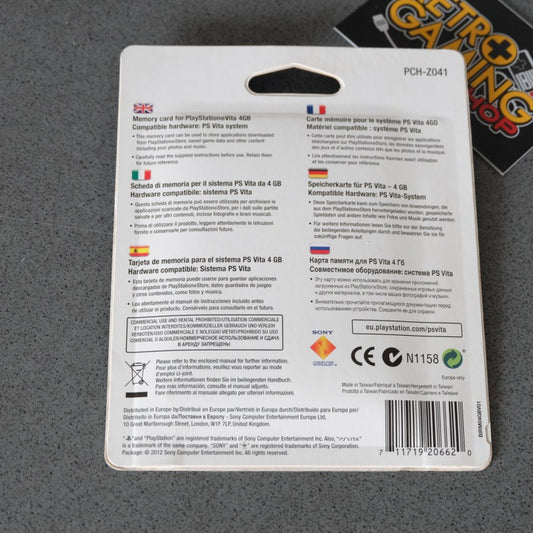 Memory Card for Psvita 4 GB Nuovo