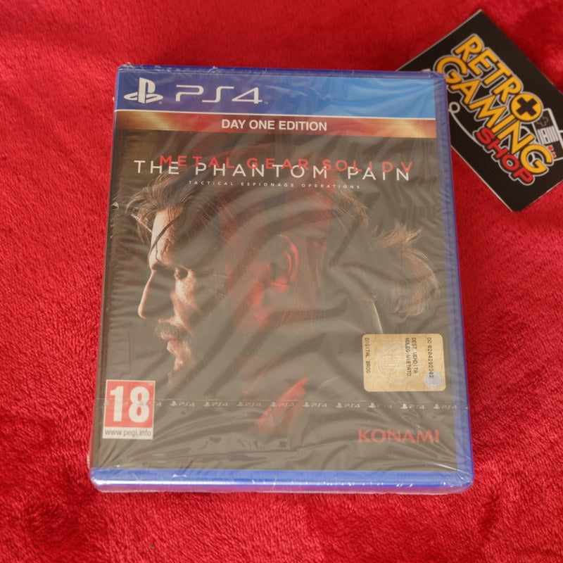Metal Gear Solid V The Phantom Pain Day One Edition Nuovo + Steel case
