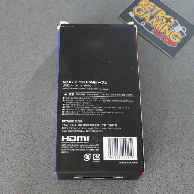 Neo Geo Mini HDMI Cable - SNK