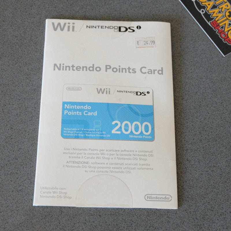 Vendita Nintendo Points Card Nuova - Retrogaming Shop